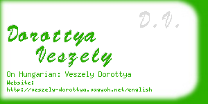 dorottya veszely business card